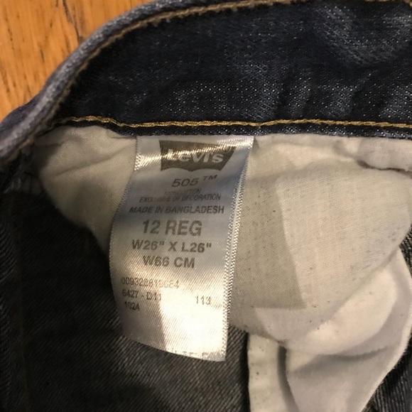 Levi’s 505 dark denim jeans - Picture 3 of 3